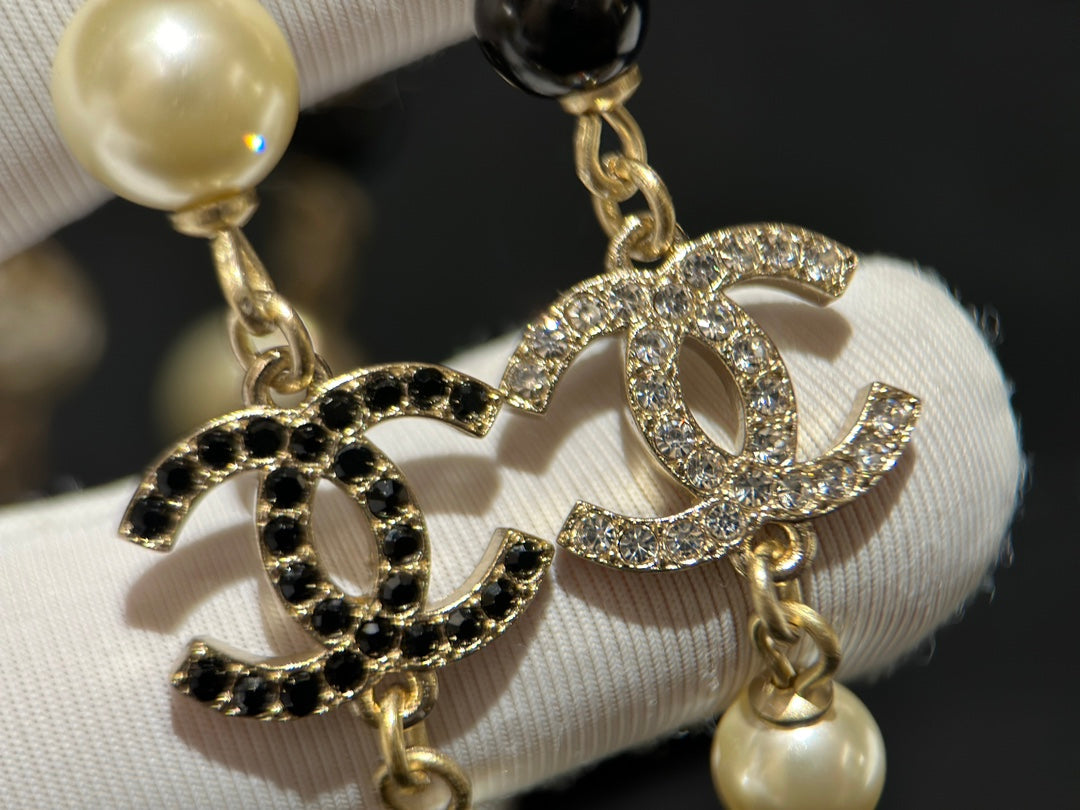 18K Chanel 24S Long Pearls Necklace