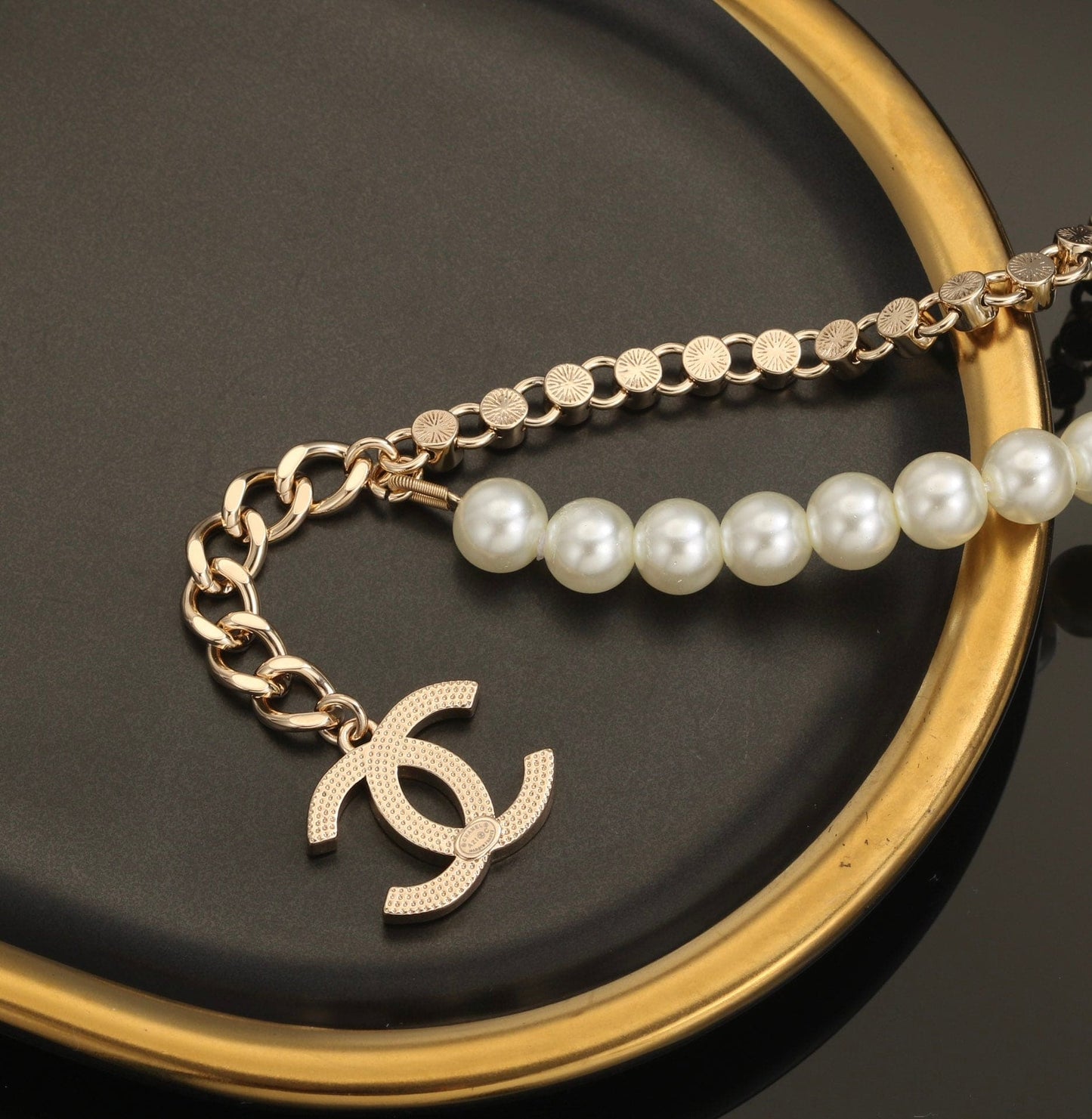 18K Pearls  Chanel Chain Bracelet